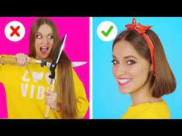 Brilliant Hair Hacks And Tips Funny Hair Situations And Problems By 123 Go Youtube Long Hair Tips Hair Hacks Easy Hairstyles