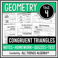 4.3 triangle congruence by asa and aas. Congruent Triangles Geometry Curriculum Unit 4 Distance Learning Algebra Radical Expressions Quadratics