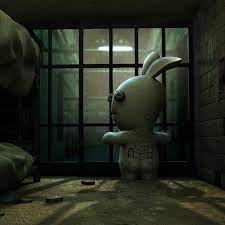 Bunny In Jail Free Wallpaper Backgrounds Hd Wallpaper Computer Theme