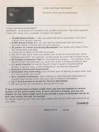 Find your next personal or business credit card. Chase Sapphire Preferred 75 000 Bonus In Branch Ymmv Doctor Of Credit