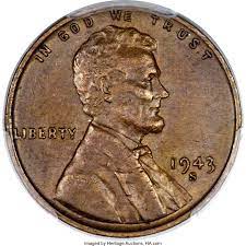 How much is it worth? 1943 S 1c Struck On A Bronze Planchet Au55 Pcgs Secure Lincoln Lot 5267 Heritage Auctions