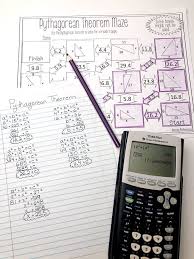 Pythagorean Theorem Maze Worksheet Geometry Worksheets Pythagorean Theorem Maze Worksheet