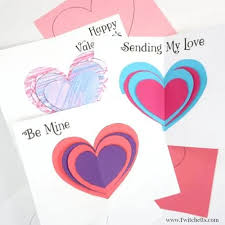 Get started by clicking on a card, then follow the template. 3d Valentine S Day Card Homemade Valentine S Gifts From Kids