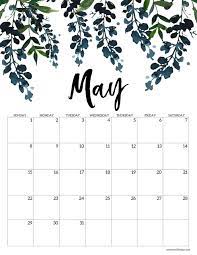 Free 2022 Calendar Printable Floral Paper Trail Design