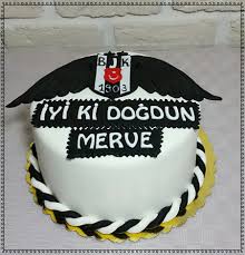 Football Cake Besiktas Besiktas Pasta Pastalar Pasta Dogumgunu Pastalari