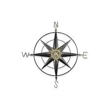 Make your own diy rustic wall clock using just a few supplies! Rusted Metal Compass Wall Plaque Kirklands