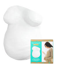Kate Milo Belly Casting Kit Baby Shower Gift For Mom To Be White Walmart Com
