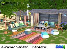 Kardofe Summer Garden Sims Sims House Summer Garden