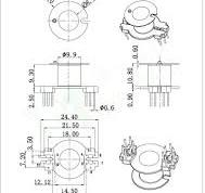 Bobbins | RM8 Bobbins For Ferrite Core,Used In Switching ...