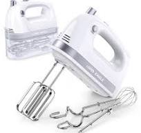 Lord Eagle Hand Mixer Electric 400W, 5 Speed handheld Mixer, 5 Stainless  Steel Accessories for Baking Cake Egg Cream Food Beater, Turbo ...