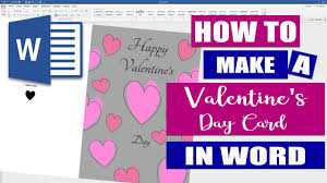 With affordable prices and a 100% satisfaction guarantee, we're they say a picture is worth a thousand words—so show your loved one how you really feel by creating a valentine's day card with a photo. How To Make A Valentines Day Card In Word Simple Design 2020 Youtube
