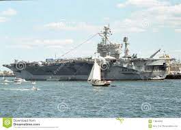 A bow view of aircraft carrier uss john f. Uss John F Flugzeugtrager Kennedys Cv 67 Redaktionelles Stockfotografie Bild Von Boston Flugzeug 118044062