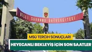 Milli savunma üniversitesi (msü) 2018 tercih dönemi için işlemler, msb pertem internet sitesi üzerinden alınmaya başlandı. Msu Tercih Sonuclari Bekleniyor