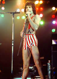 1971: Classic Rock's Classic Year — Freddie Mercury's striped hotpants and  suspenders...
