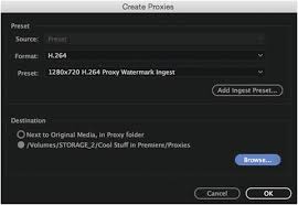 Premiere will automatically send your clips to media encoder and create proxies that'll automatically attach to the clips inside your project window. Proxy Workflow Springerlink