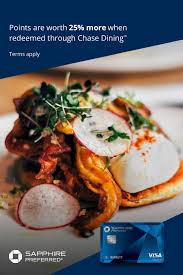 Points Are Worth 25 More When Redeemed Through Chase Dining In 2021 Culinary Events Cooking Recipes Food