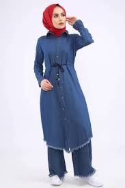 Tesettur Dunyasi Kot Tunik Modelleri Moda Tesettur Giyim Moda Tunik Moda Stilleri