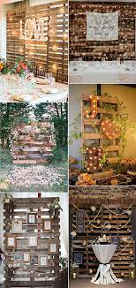 20 Rustic Country Wooden Pallets Wedding Decoration Ideas In 2020 Pallet Wedding Diy Wedding Backdrop Rustic Wedding Backdrops