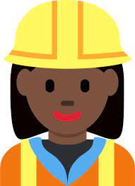 In communication use emojis this symbol for woman construction worker dark skin tone. Woman Construction Worker Dark Skin Tone Emoji Download For Free Iconduck