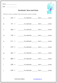 This worksheet is great for teaching understanding of the topic beyond the classroom! Hundreds Tens And Ones Worksheet With Answer Key Download Printable Pdf Templateroller