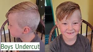 For fashionable boys hairstyles, turn to the undercut for inspiration. Boys Undercut Hair Transformation Youtube