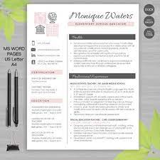Write a new teacher resume objective. Teacher Resume Template For Ms Word And Pages Educator Resume Writing Guide