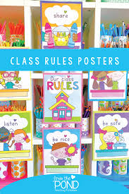 Encourage responsibility, respect, and a love of learning in your classroom. Class Rules Posters From The Pond