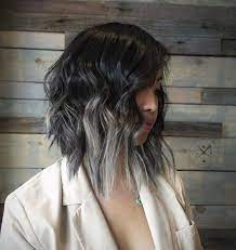 Black to silver ombre short hair. Pin On Hair
