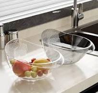 Wholesale OEM Transparent PET Rice Washing Drain Basket ...