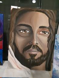 Brasserie Tales' akryl na płótnie 130x130 cm