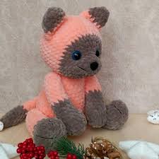 The legs and arms are joined to the body with invisible buttons: Crochet Cat Amigurumi Pattern Amiguroom Toys