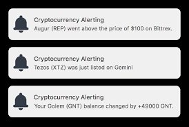 Cryptocurrency alerting will be able to do: Free Crypto Price Alerts Via Webhook Cryptocurrency Alerting