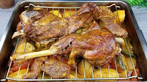 طبخ لحم تيس حنيذ روعه مع وصفة رز وطبق خضروات ٣ وصفات لوجبه متكاملة Roasted Goat Recipe Youtube