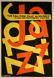 Poster 23 Rafael Tufino Puerto Rico 1952 85 In Posters Jazz Poster Jazz Vintage Poster Art