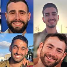 Today, Israel lost four heroes. Lieutenant Eran Shelem z"l (23) Major Omri  Chai Ben Moshe z"l (26) Lieutenant Eitan Avner Ben Itzhak z"l (22)  Lieutenant Ron Arieli z"l (20) Brave combat soldiers