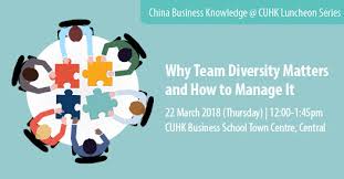 China Business Knowledge Cuhk Luncheon Series Why Team Diversity Matters And How To Manage It China Business Knowledge