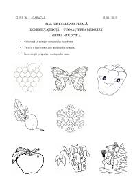 Teste de evaluare finala desfasurate la grupa mare educatoare: Evaluare Finala Cunoasterea Mediului