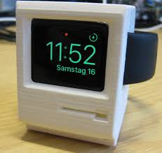 3d Printed Classic Mac Apple Watch Charging Station Dzone Iot