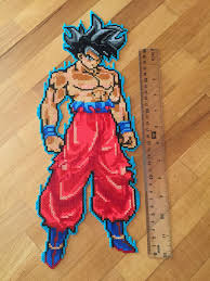 Goku Hama Beads Dotrina Egoista Pixel Art Pattern Dragon Ball Art Pixel Pattern