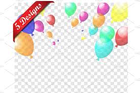 5 Transparent Colorful Balloons Colourful Balloons Balloons Print Designs Inspiration