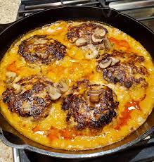 This recipe is an amish version of salisbury steaks. Amish Cook S Poor Man S Steak Dixie S Kitchen