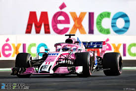 Sergio Perez Force India Autodromo Hermanos Rodriguez 2018 Mexican Grand Prix Racing Formula One