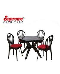 When making a selection below to narrow your results down, each selection made will reload the page to display the desired results. Supreme Plastic Table Chair Set At Rs 8300 Set Supreme Dining Table Id 23244455448