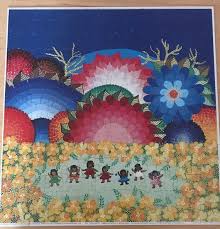 Rare Unicef Puzzle 1970s Art Painting Inspiration