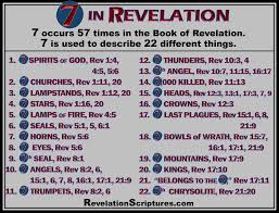 7 Seven In The Book Of Revelation Occurs 57 Times
