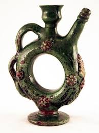 Halka Govdeli Testi Glass Art Ceramic Vessel Ceramic Pottery