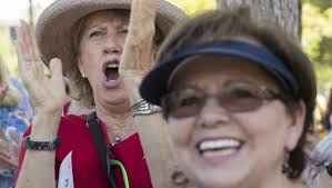 Protest against expanding Arizona's school vouchers