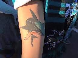 Update on goku + shenlong, still in progress by fuji @ state of grace in san jose, ca. Pin By Gina On San Jose Sharks Hockey San Jose Sharks Hockey Cool Tattoos Shark Tattoos