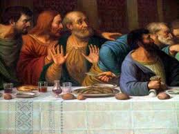 In the above diagram of the last supper seating, judas is sitting to the left of jesus, in the place designated for the most honored guest. Last Supper Painting Judas Painting Inspired