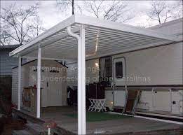 Camper Awning With Drainage System Rv Solar Power Rv Living Full Time Rv Campers
